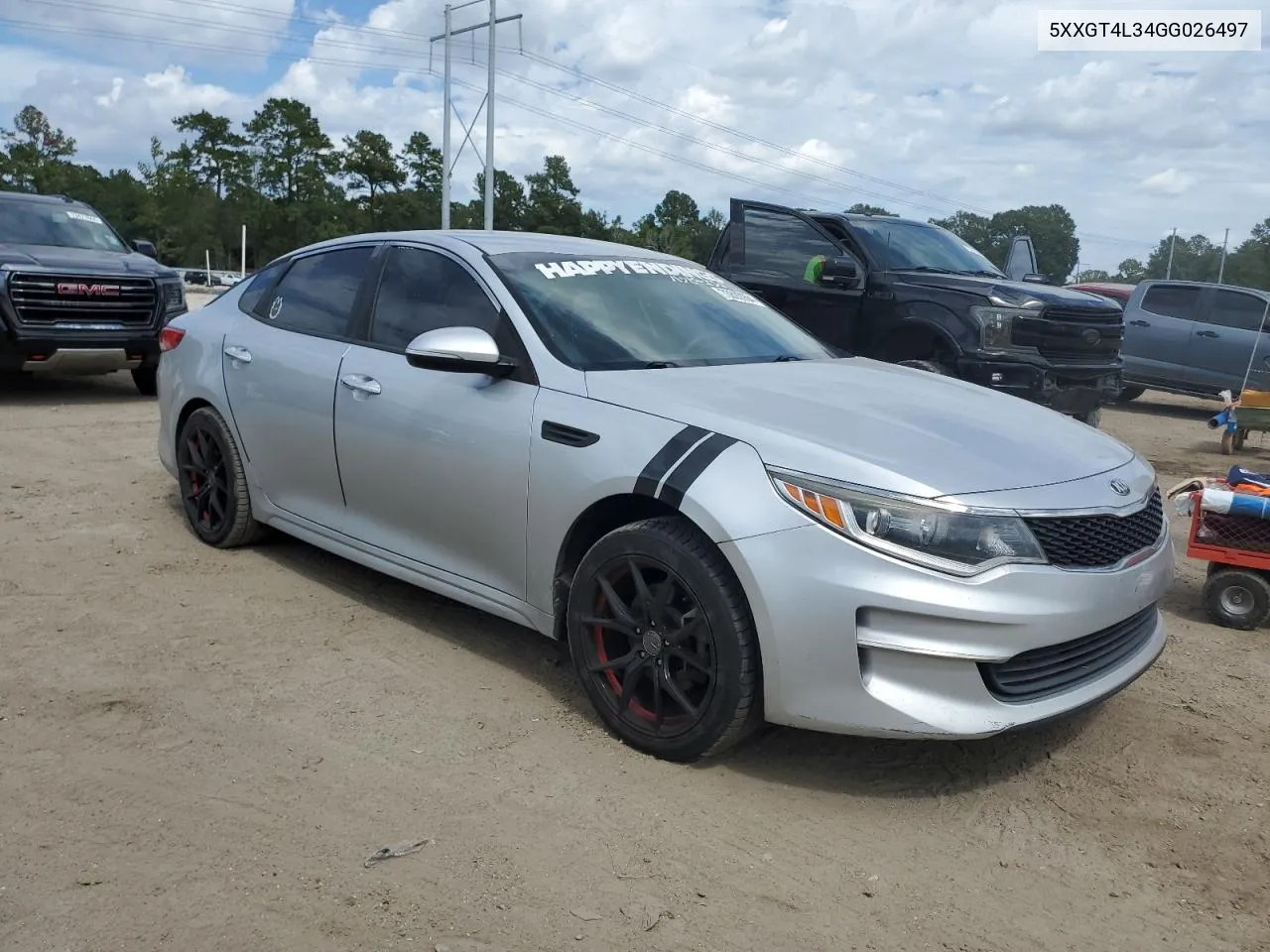 2016 Kia Optima Lx VIN: 5XXGT4L34GG026497 Lot: 73800994