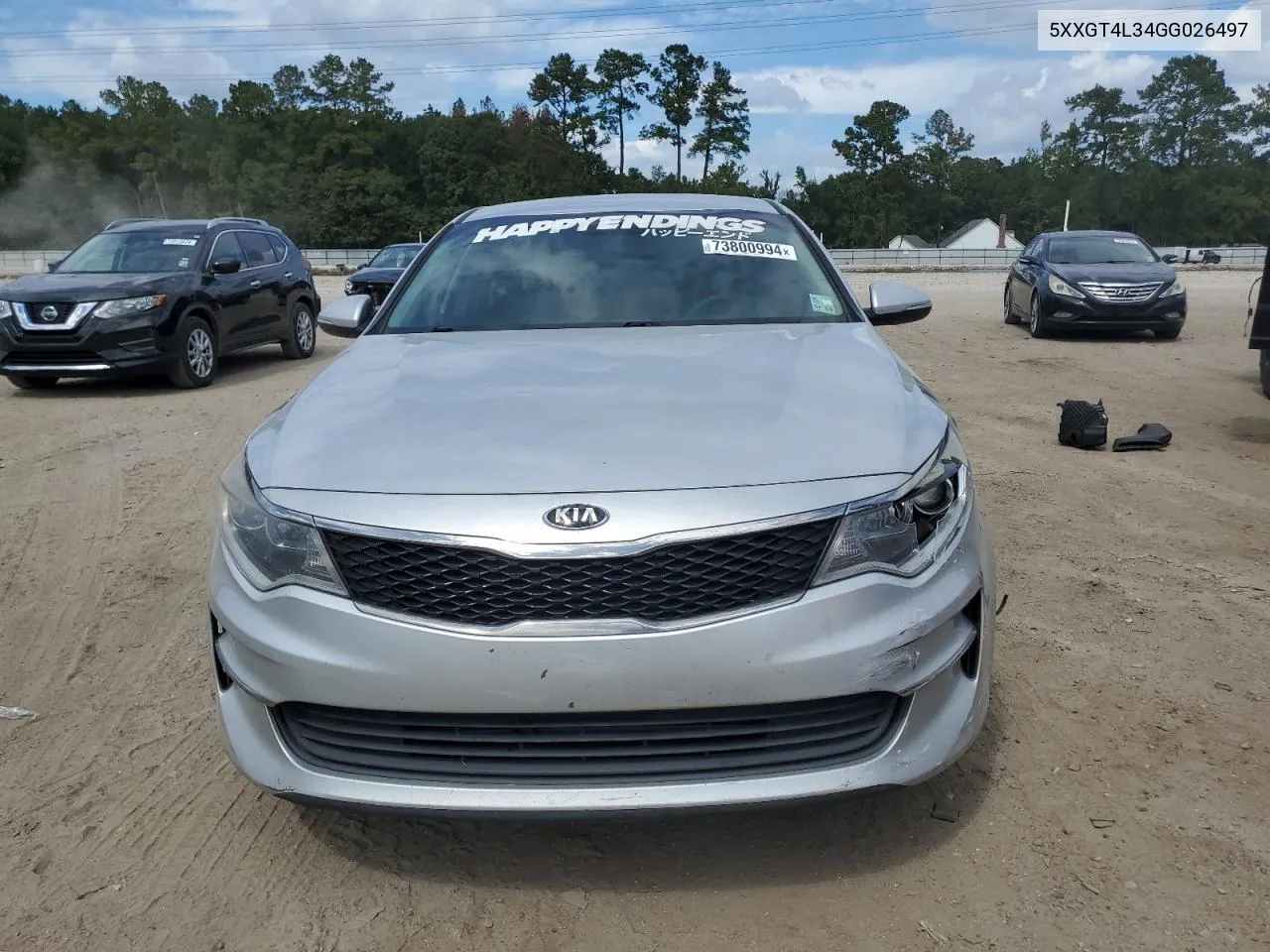 5XXGT4L34GG026497 2016 Kia Optima Lx