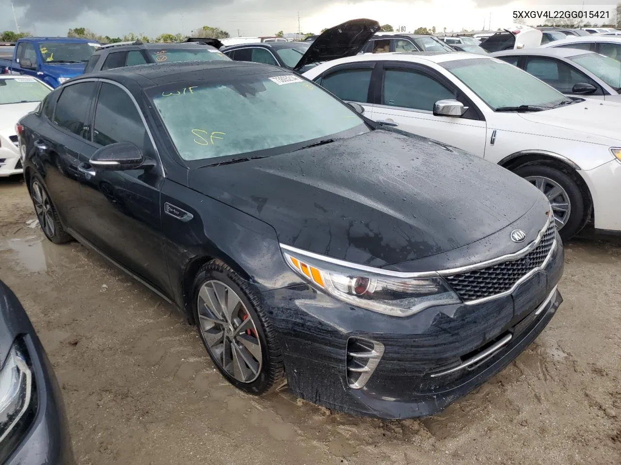 2016 Kia Optima Sxl VIN: 5XXGV4L22GG015421 Lot: 73805214