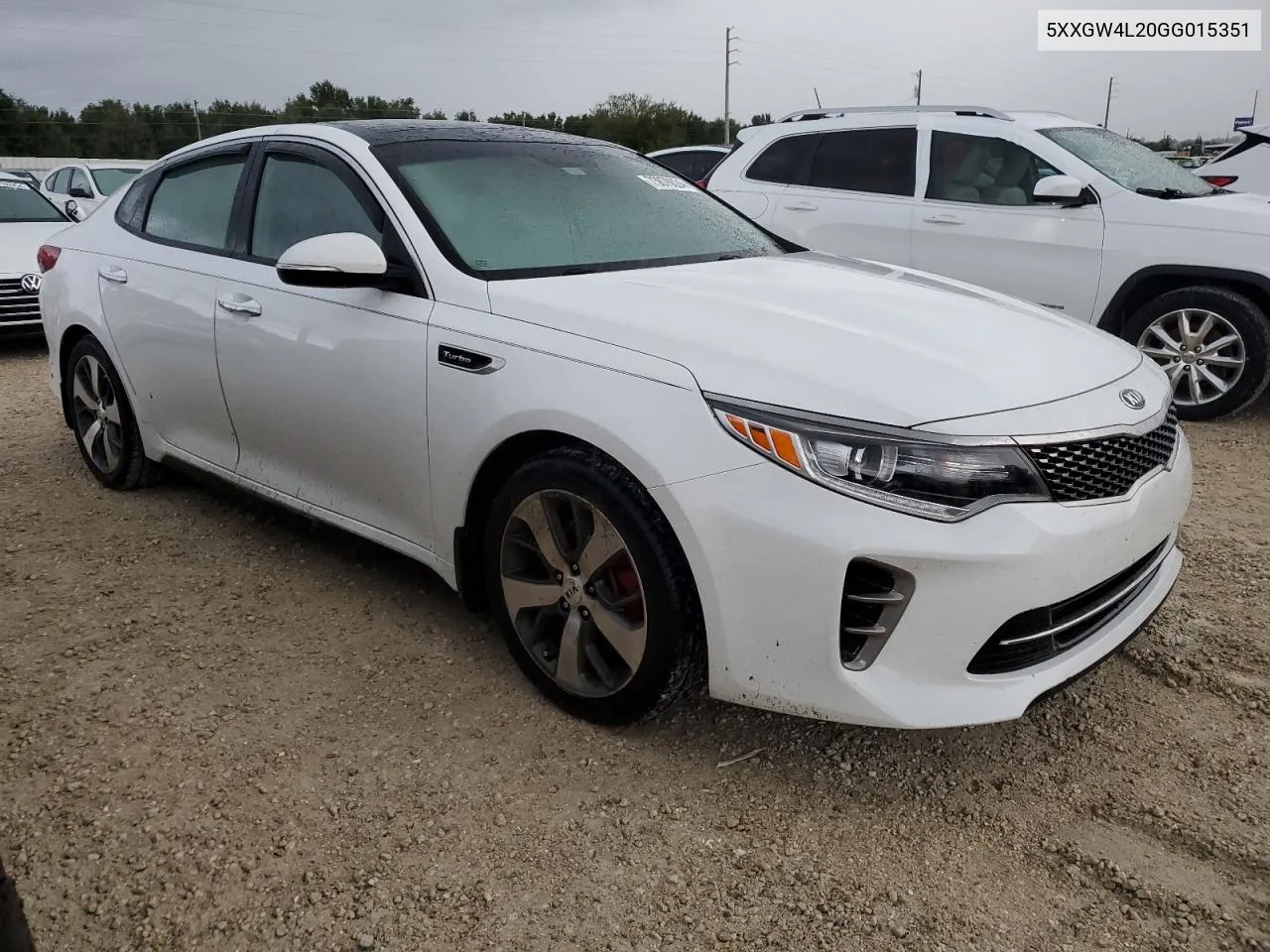 2016 Kia Optima Sx VIN: 5XXGW4L20GG015351 Lot: 73876024