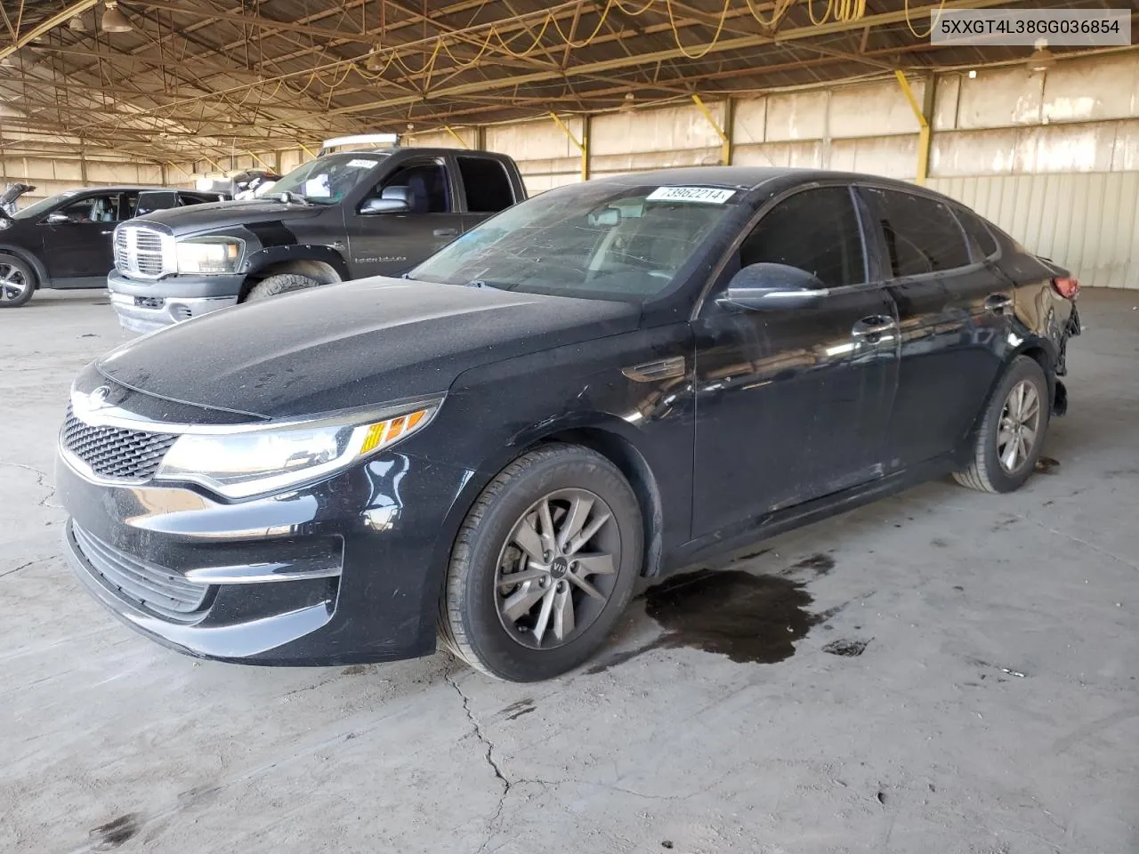 5XXGT4L38GG036854 2016 Kia Optima Lx