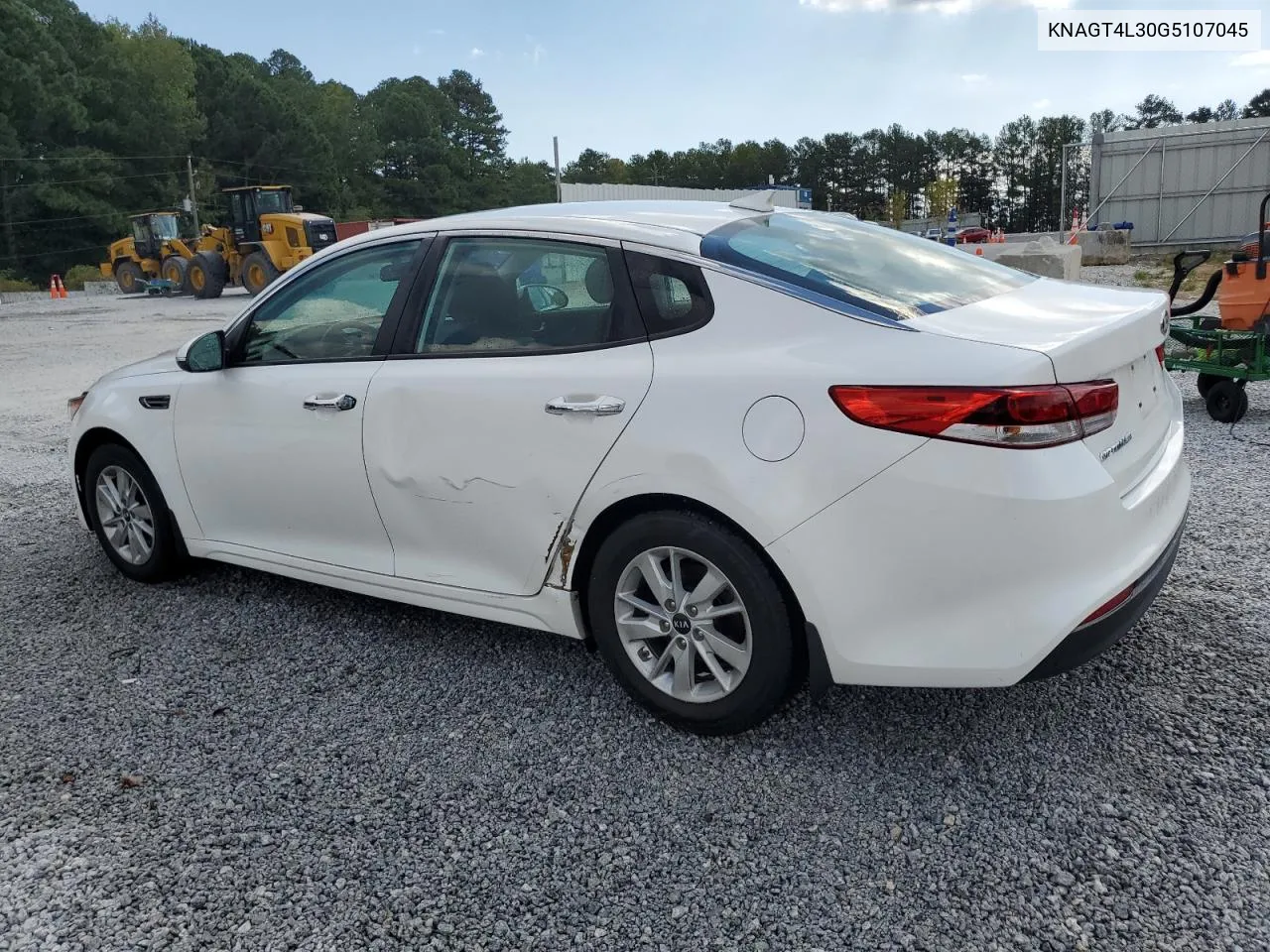 2016 Kia Optima Lx VIN: KNAGT4L30G5107045 Lot: 73972844