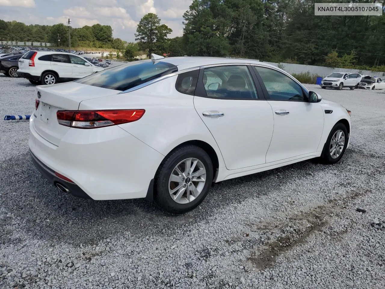 KNAGT4L30G5107045 2016 Kia Optima Lx