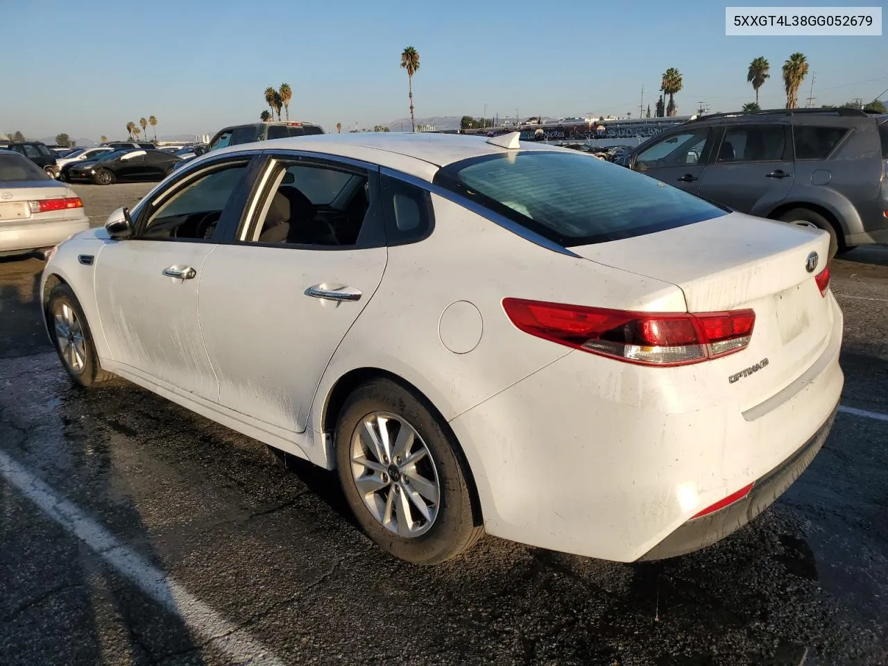 5XXGT4L38GG052679 2016 Kia Optima Lx