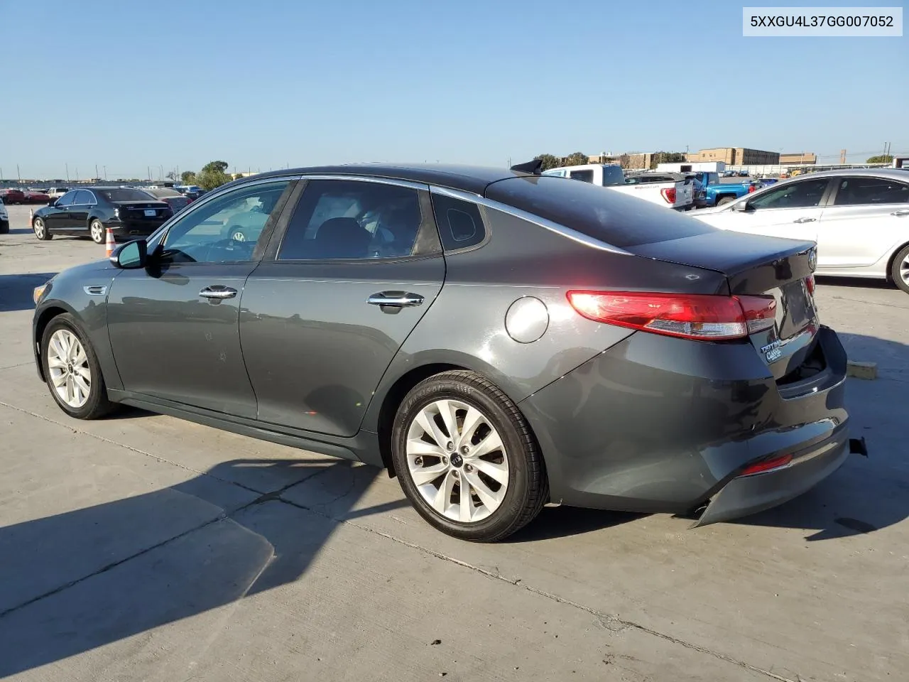 2016 Kia Optima Ex VIN: 5XXGU4L37GG007052 Lot: 74113984