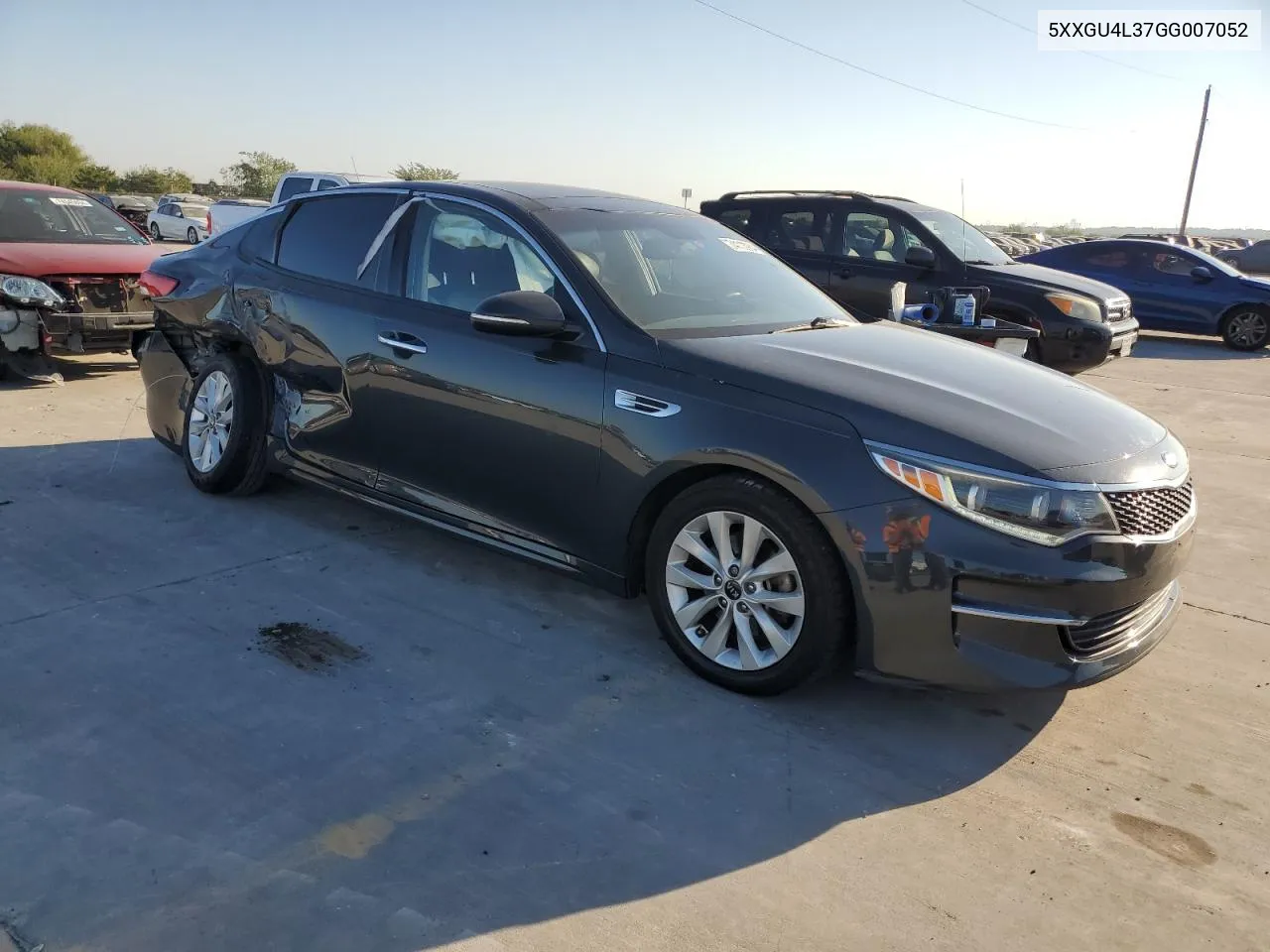 2016 Kia Optima Ex VIN: 5XXGU4L37GG007052 Lot: 74113984