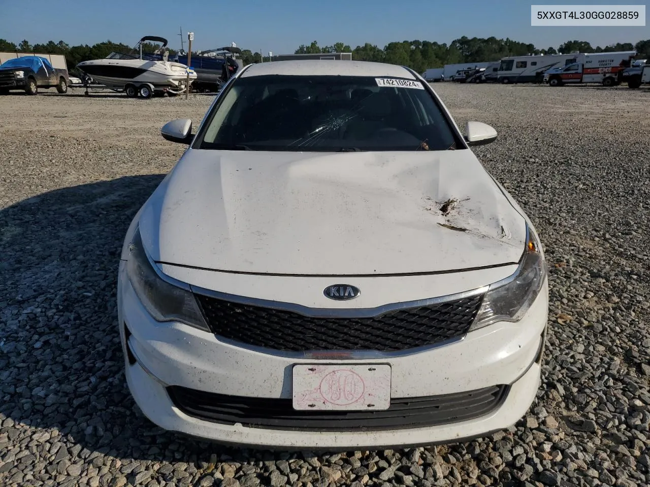 5XXGT4L30GG028859 2016 Kia Optima Lx