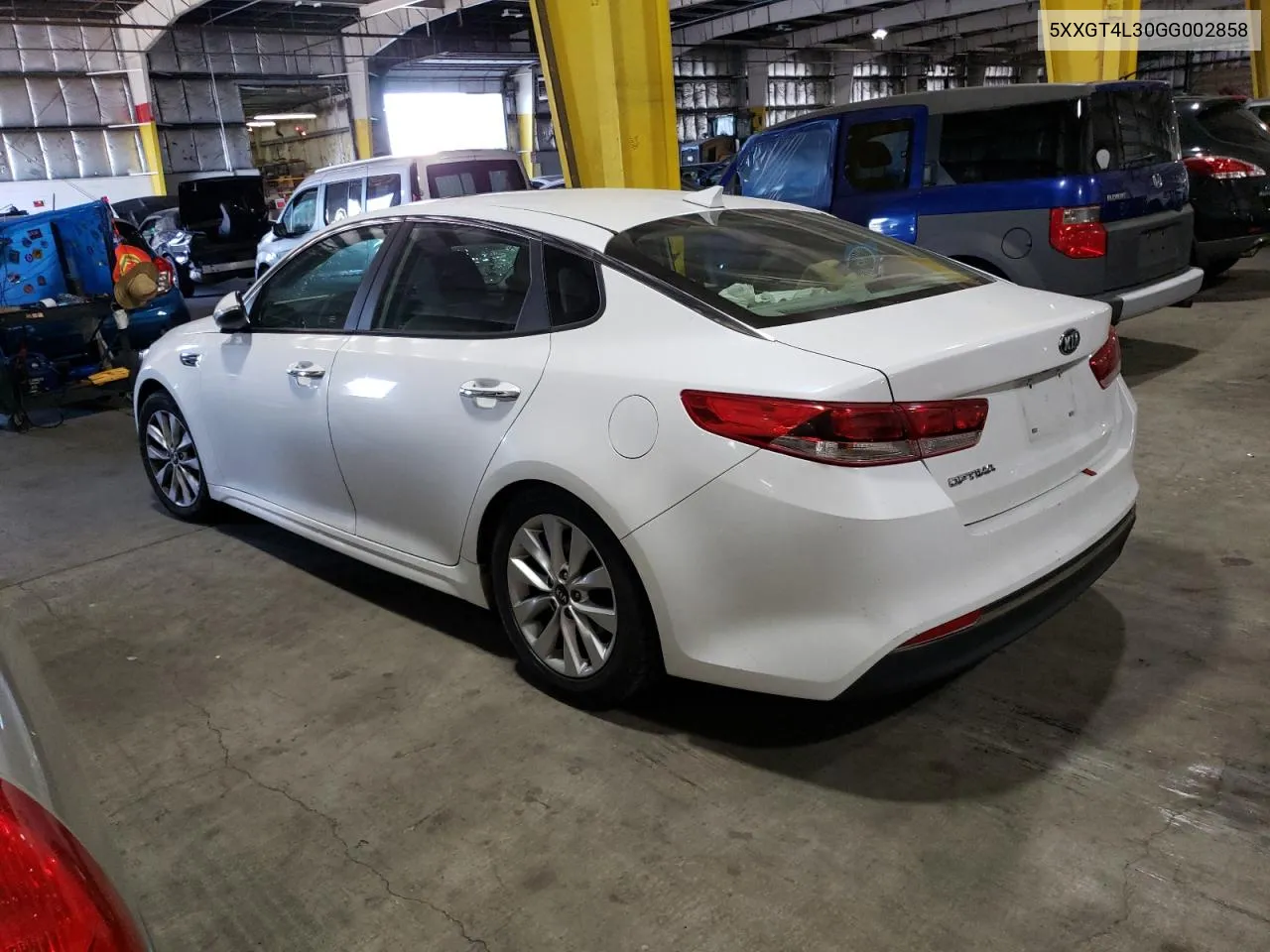 2016 Kia Optima Lx VIN: 5XXGT4L30GG002858 Lot: 74230034