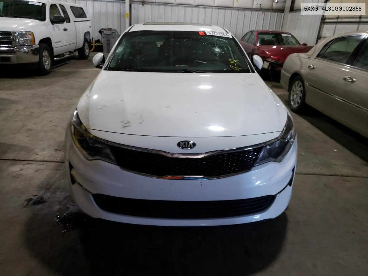 2016 Kia Optima Lx VIN: 5XXGT4L30GG002858 Lot: 74230034