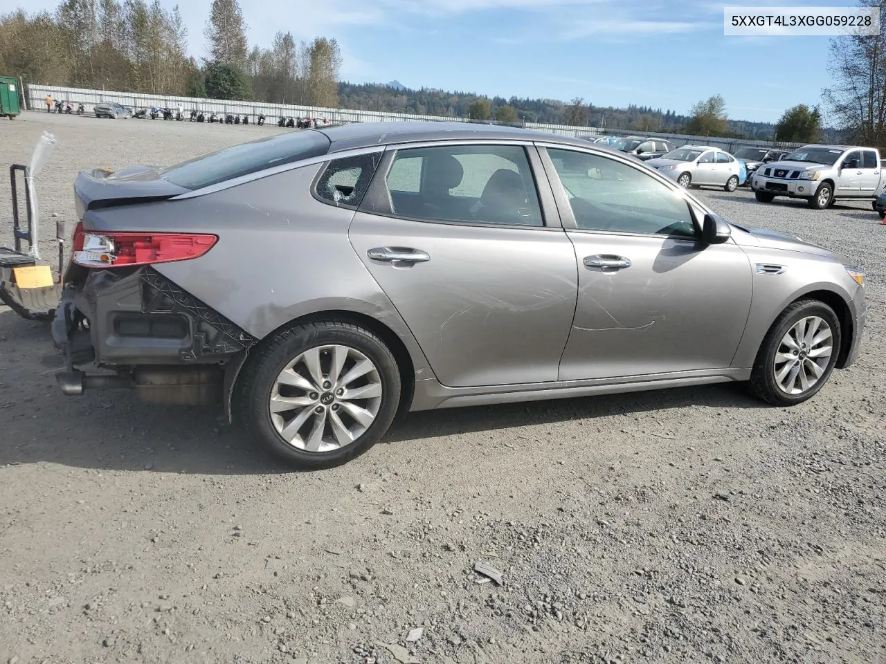 2016 Kia Optima Lx VIN: 5XXGT4L3XGG059228 Lot: 74251944