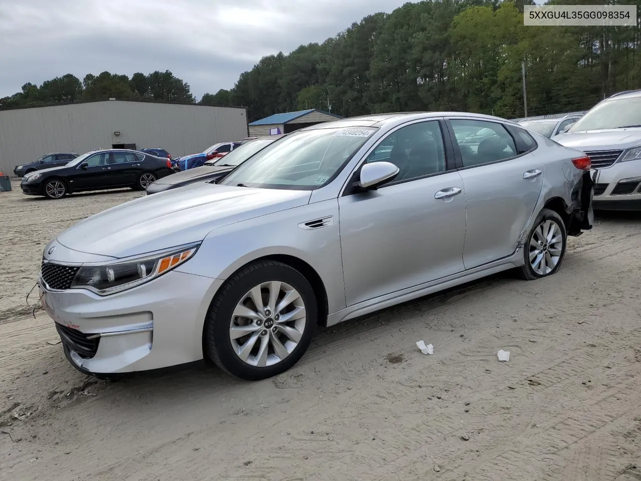 2016 Kia Optima Ex VIN: 5XXGU4L35GG098354 Lot: 74340254