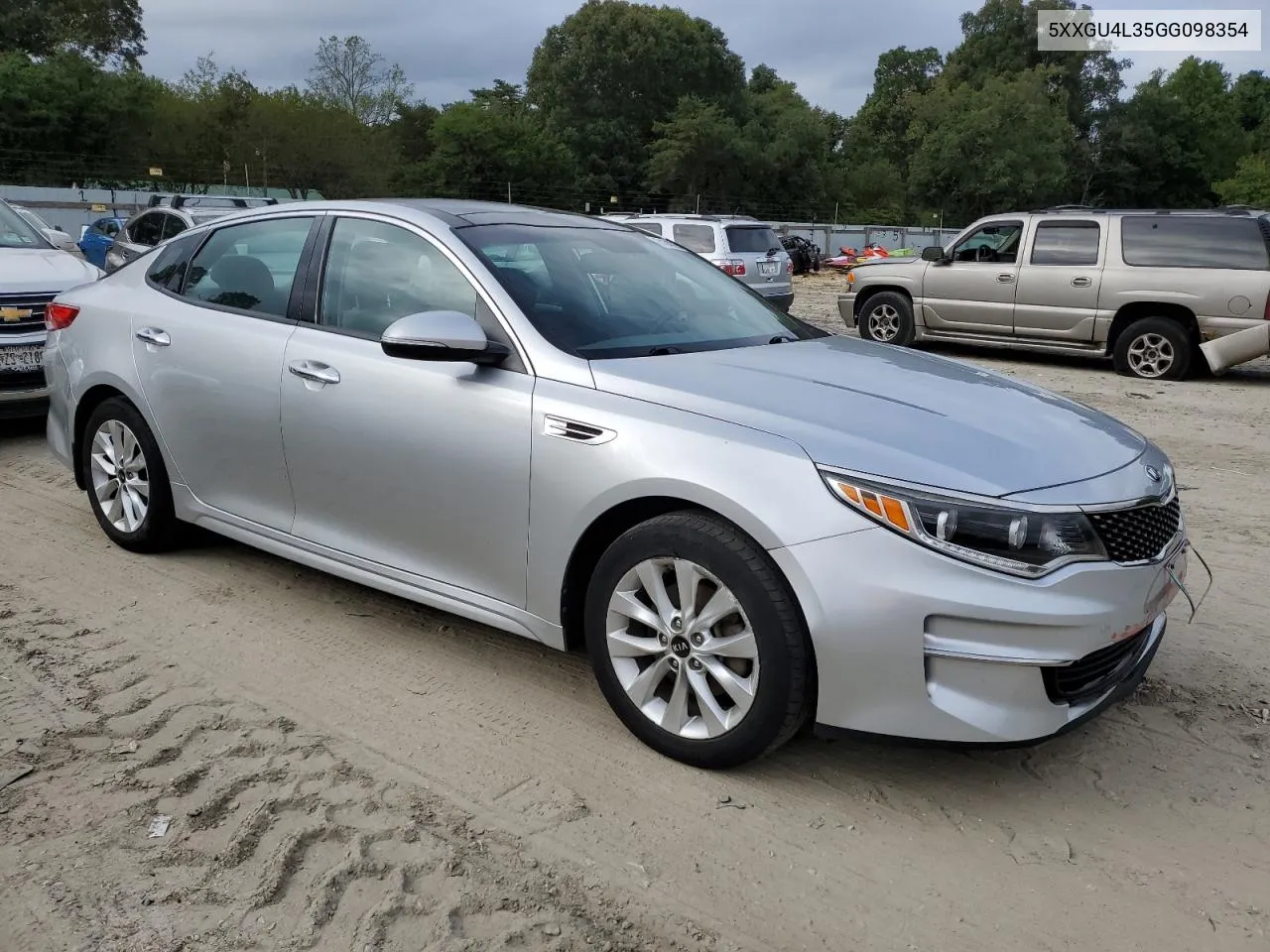 2016 Kia Optima Ex VIN: 5XXGU4L35GG098354 Lot: 74340254