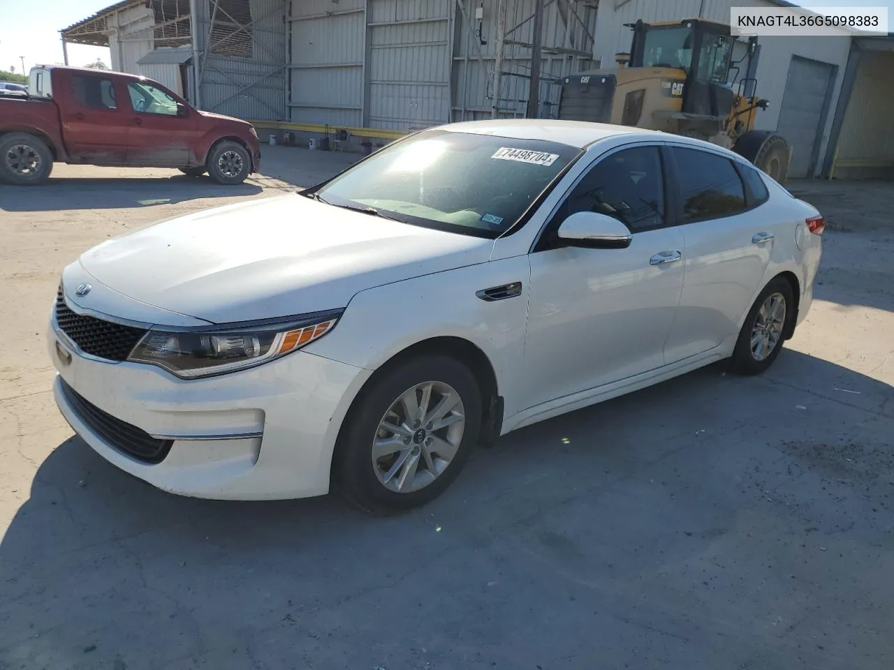 KNAGT4L36G5098383 2016 Kia Optima Lx