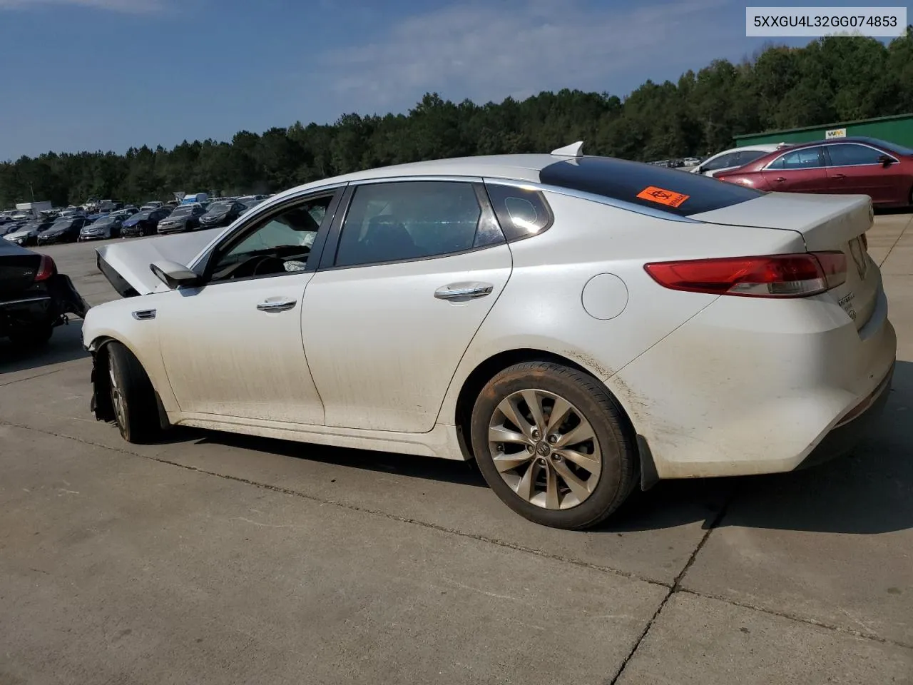 2016 Kia Optima Ex VIN: 5XXGU4L32GG074853 Lot: 74607144