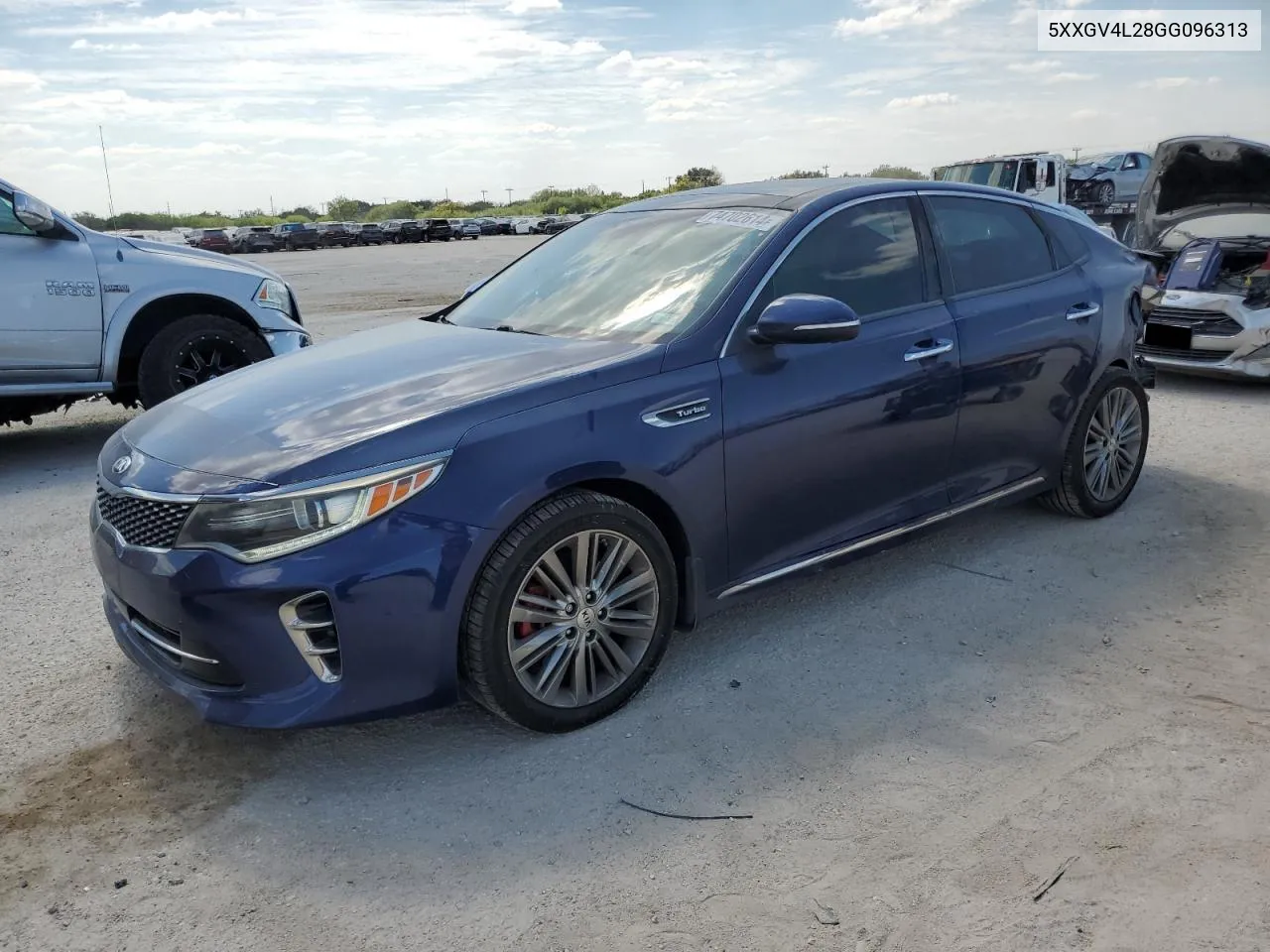 2016 Kia Optima Sxl VIN: 5XXGV4L28GG096313 Lot: 74702614