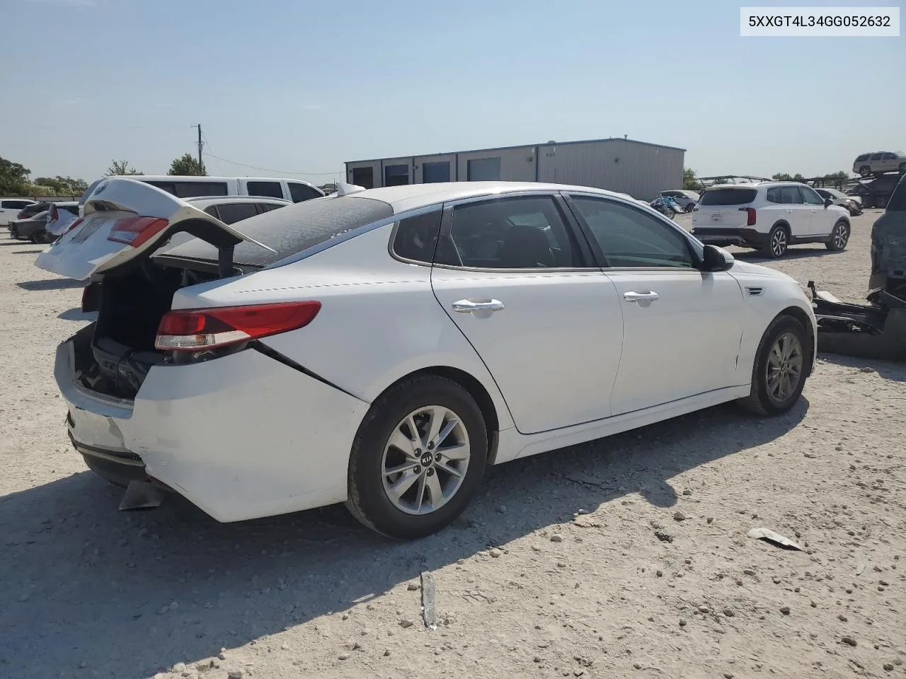 2016 Kia Optima Lx VIN: 5XXGT4L34GG052632 Lot: 74762604