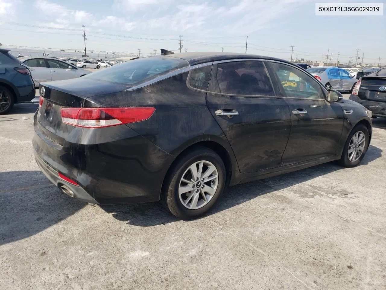 2016 Kia Optima Lx VIN: 5XXGT4L35GG029019 Lot: 74909854