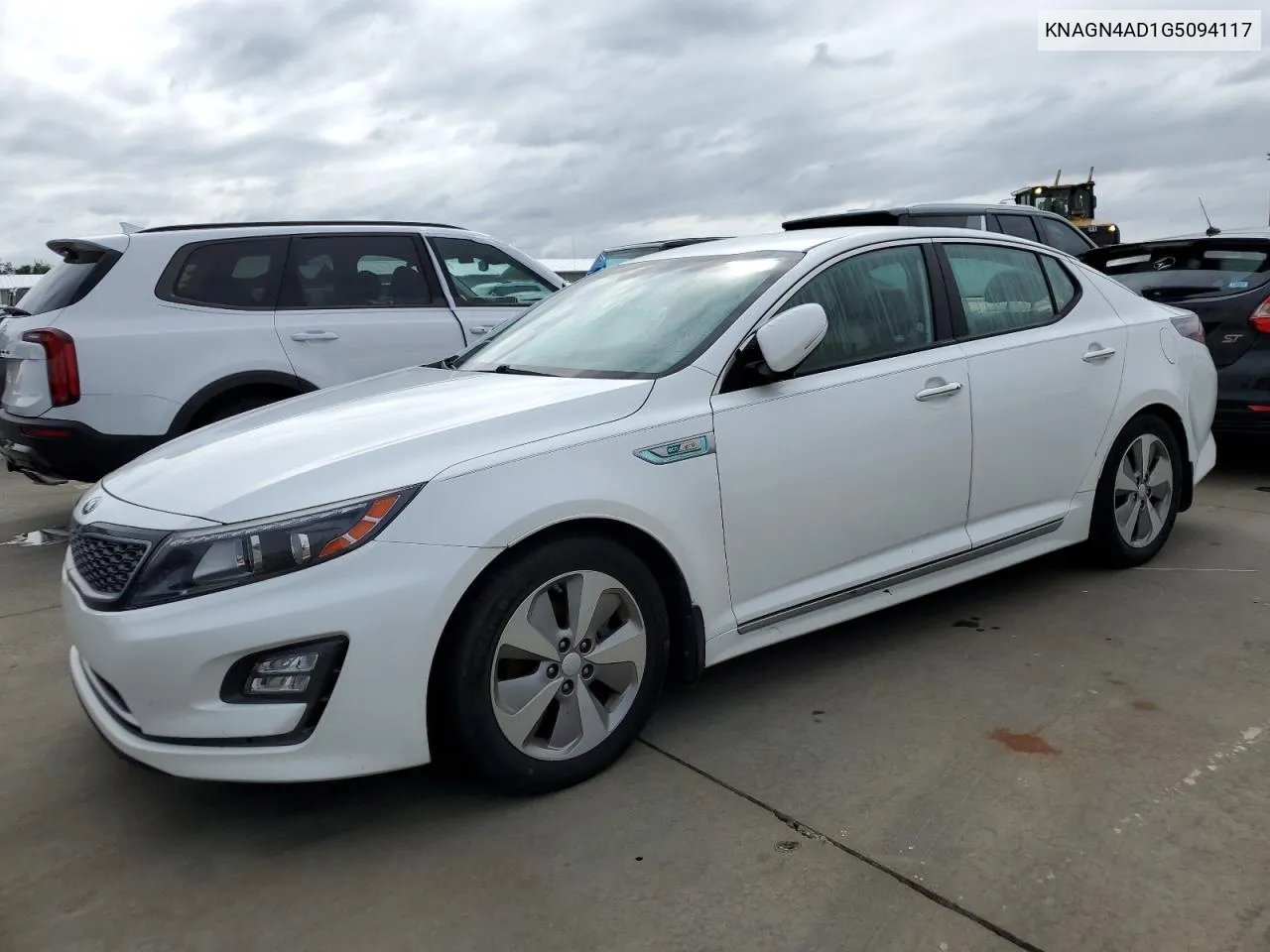 2016 Kia Optima Hybrid VIN: KNAGN4AD1G5094117 Lot: 75078234