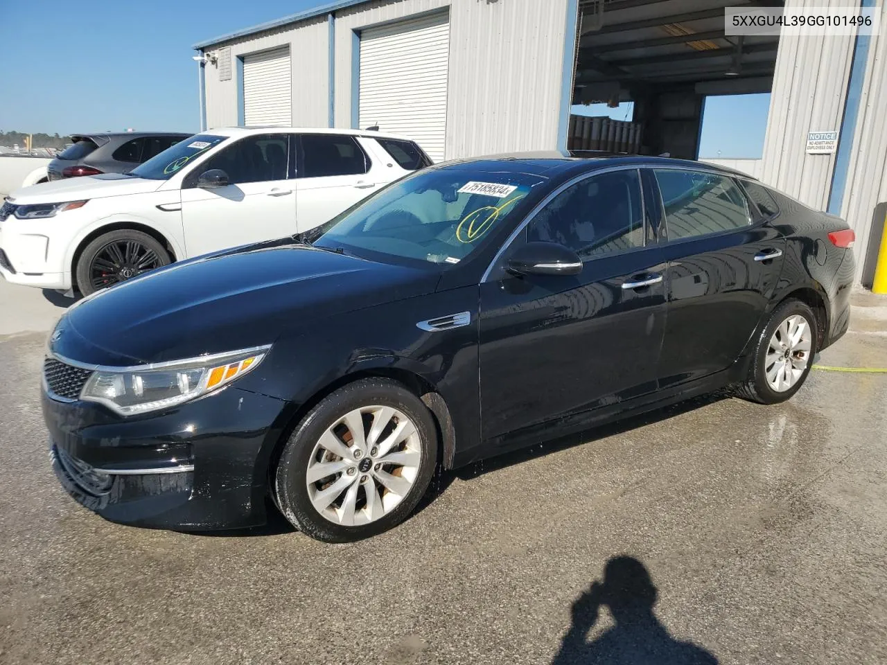 2016 Kia Optima Ex VIN: 5XXGU4L39GG101496 Lot: 75185834