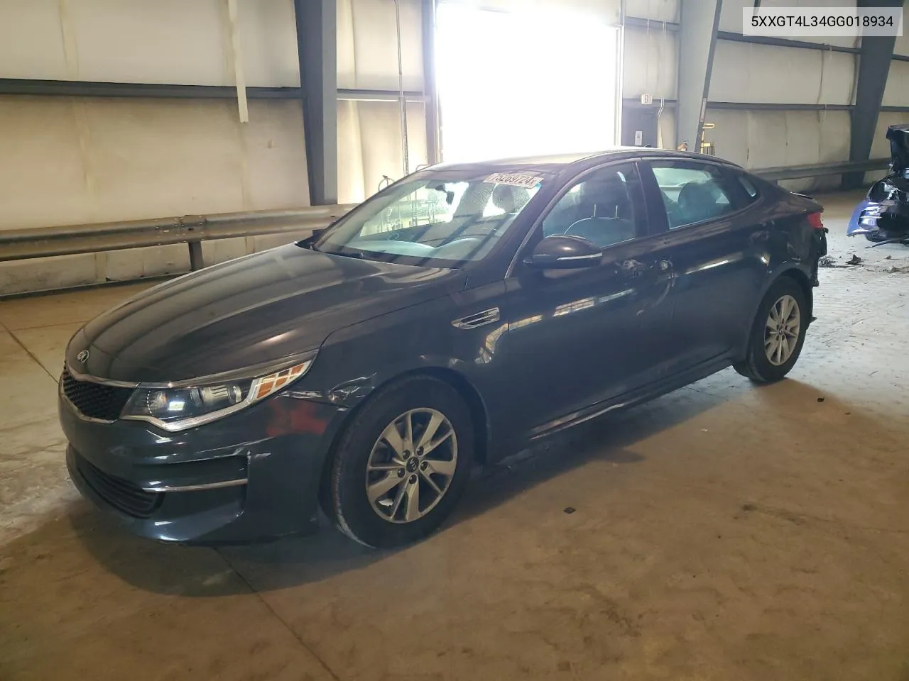 2016 Kia Optima Lx VIN: 5XXGT4L34GG018934 Lot: 75269724