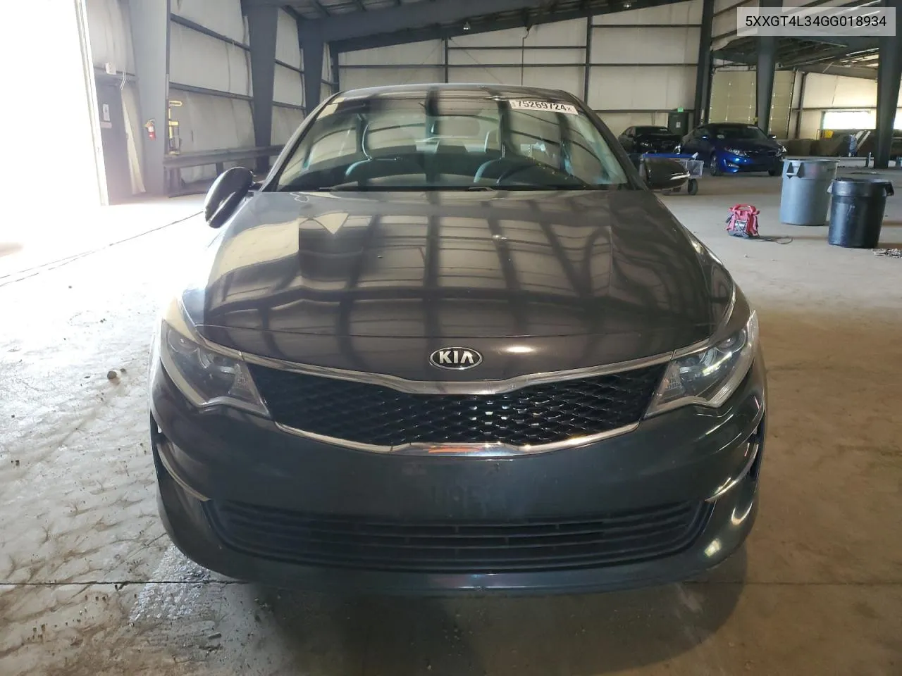 5XXGT4L34GG018934 2016 Kia Optima Lx