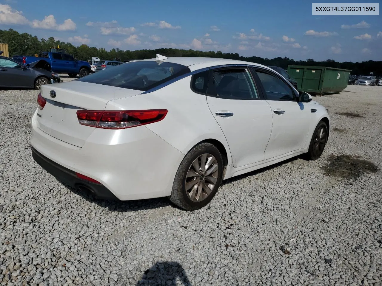 5XXGT4L37GG011590 2016 Kia Optima Lx