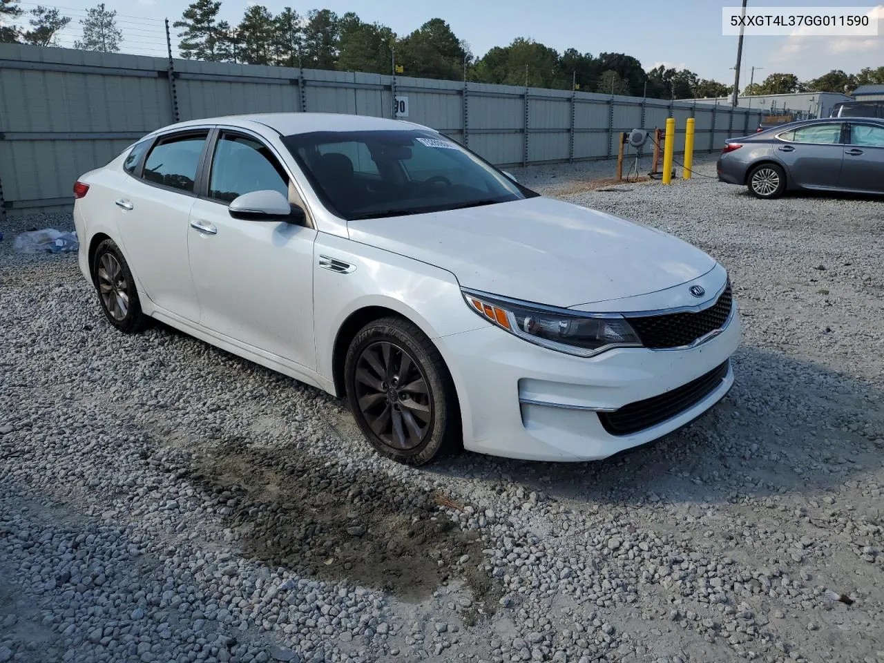 5XXGT4L37GG011590 2016 Kia Optima Lx