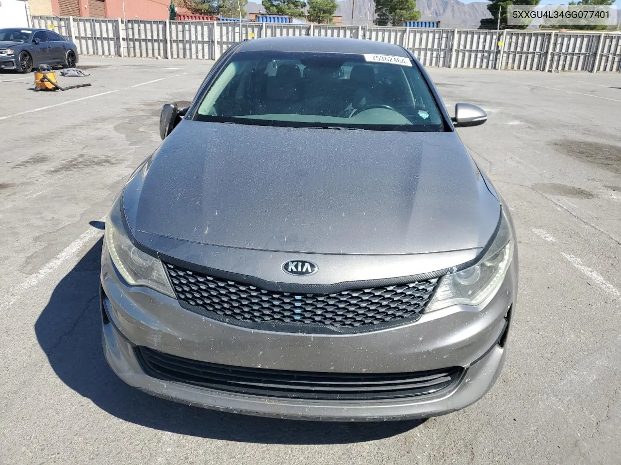 5XXGU4L34GG077401 2016 Kia Optima Ex