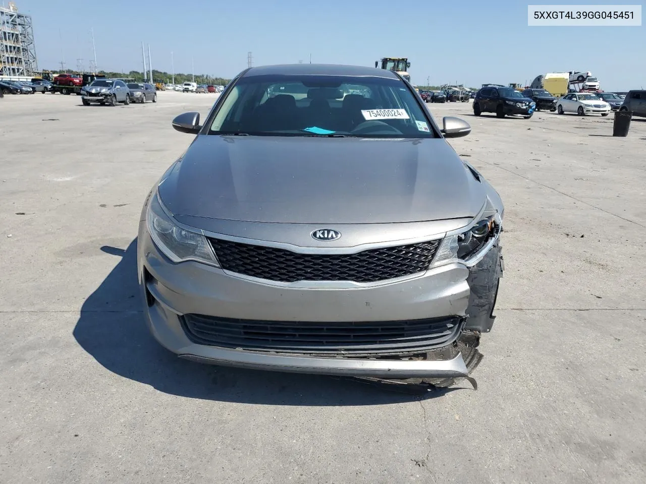 5XXGT4L39GG045451 2016 Kia Optima Lx