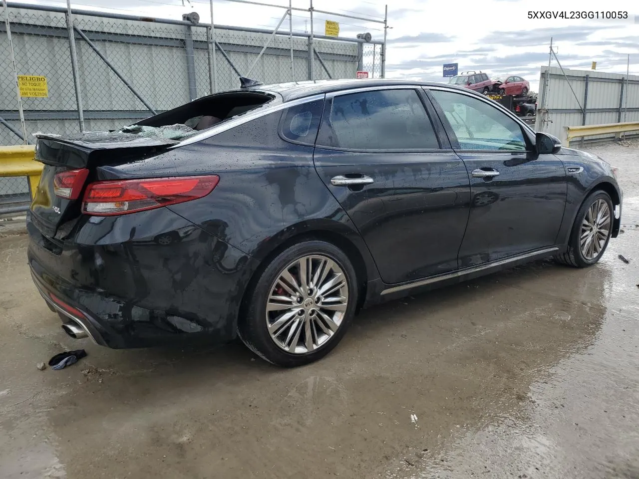 2016 Kia Optima Sxl VIN: 5XXGV4L23GG110053 Lot: 75494074