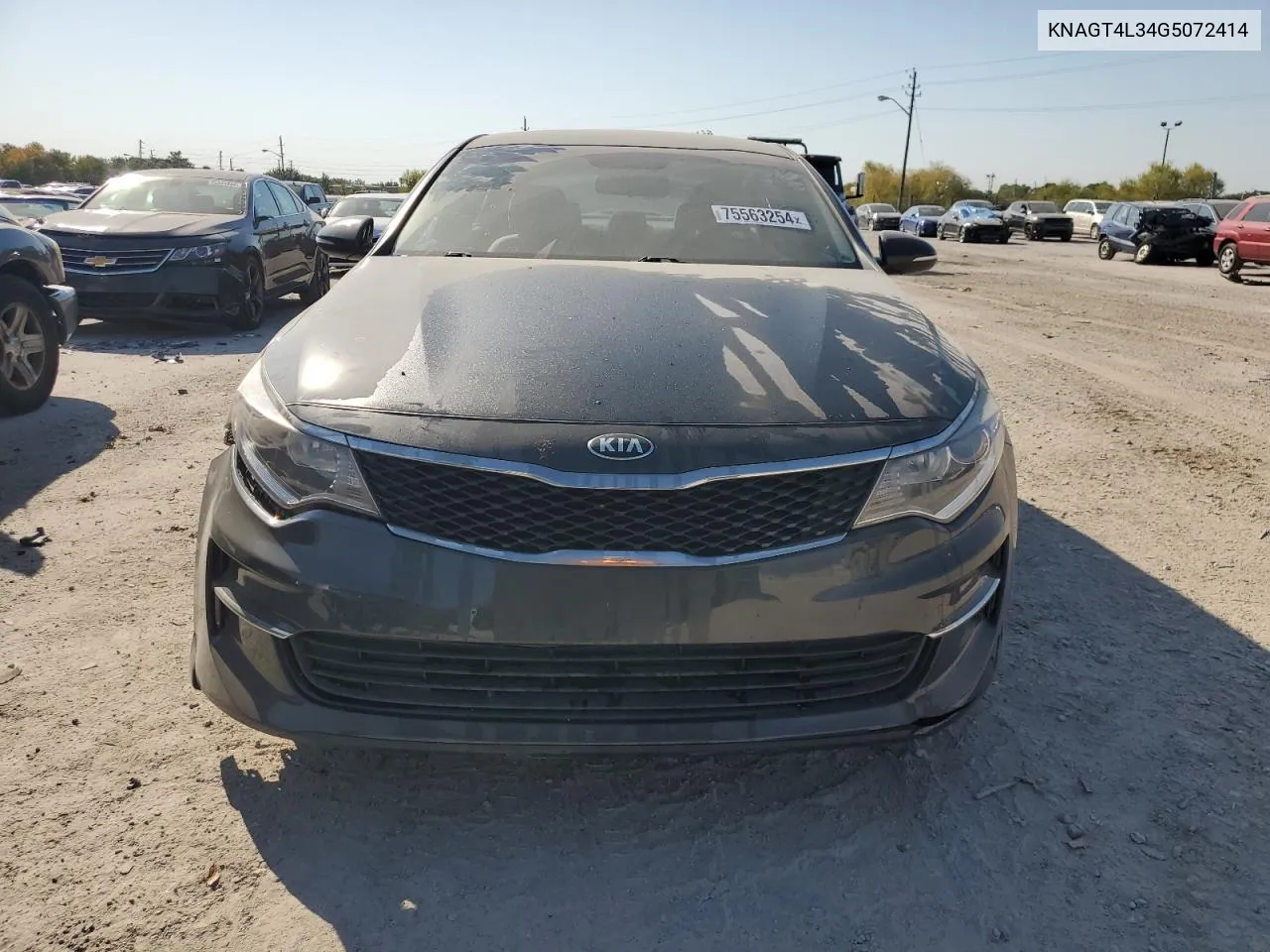 KNAGT4L34G5072414 2016 Kia Optima Lx