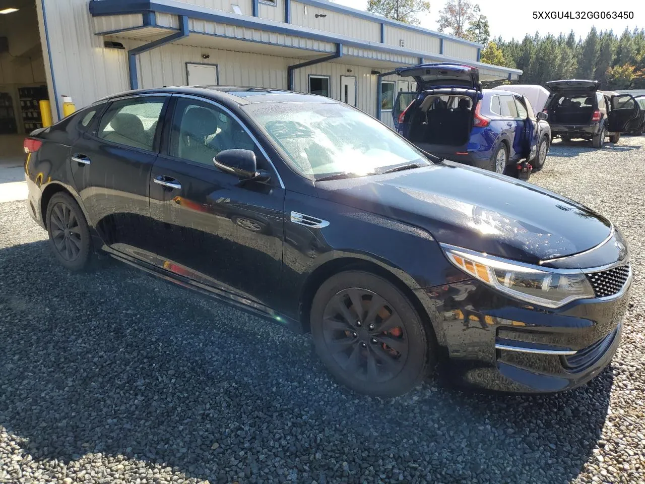 2016 Kia Optima Ex VIN: 5XXGU4L32GG063450 Lot: 75625954