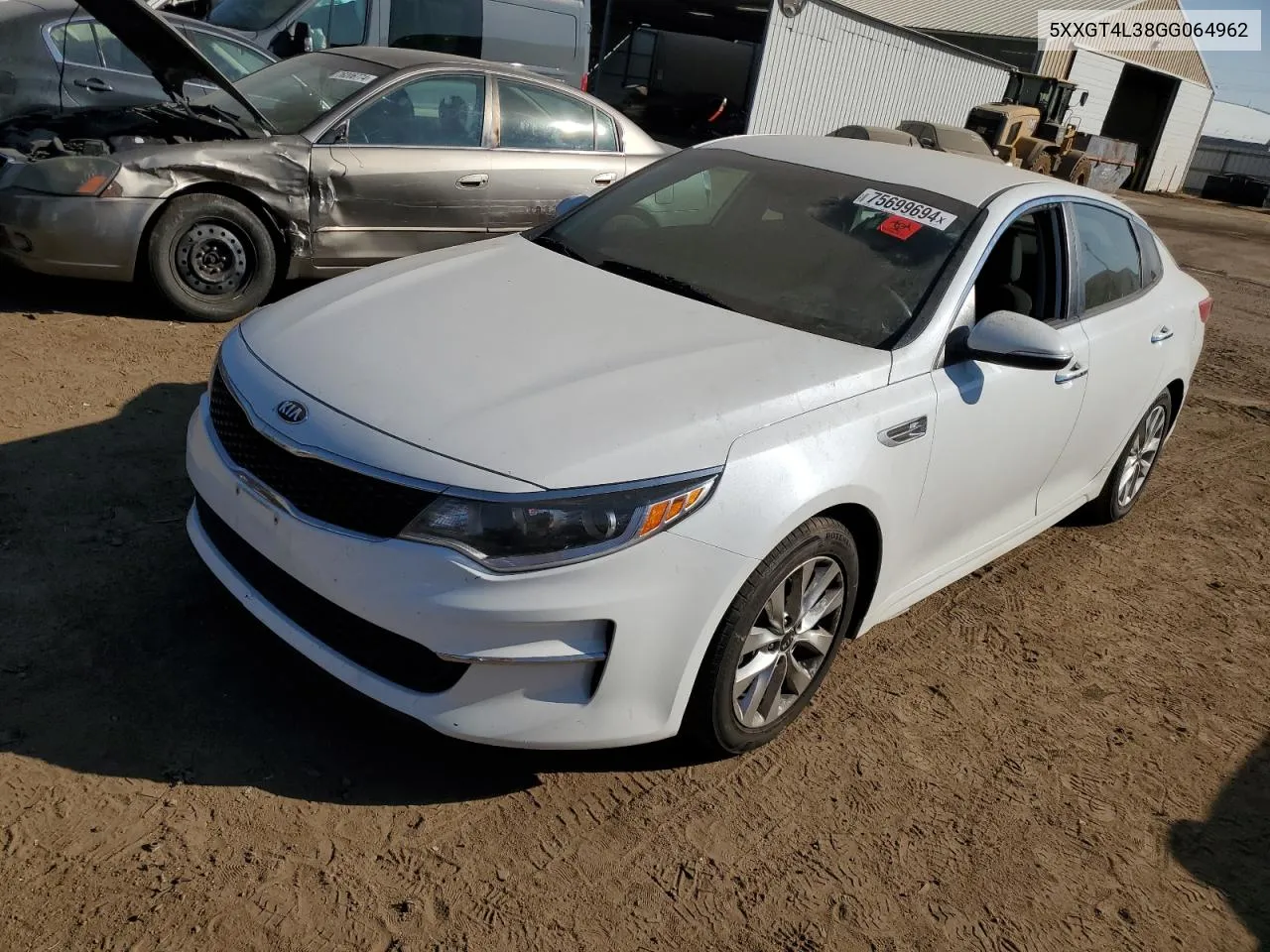 5XXGT4L38GG064962 2016 Kia Optima Lx