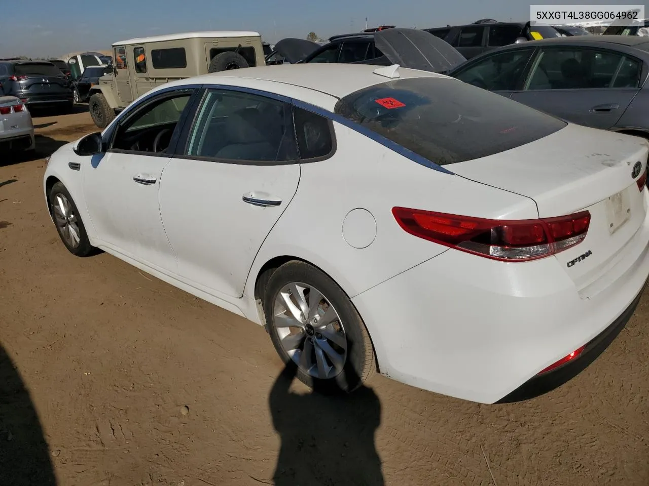 5XXGT4L38GG064962 2016 Kia Optima Lx