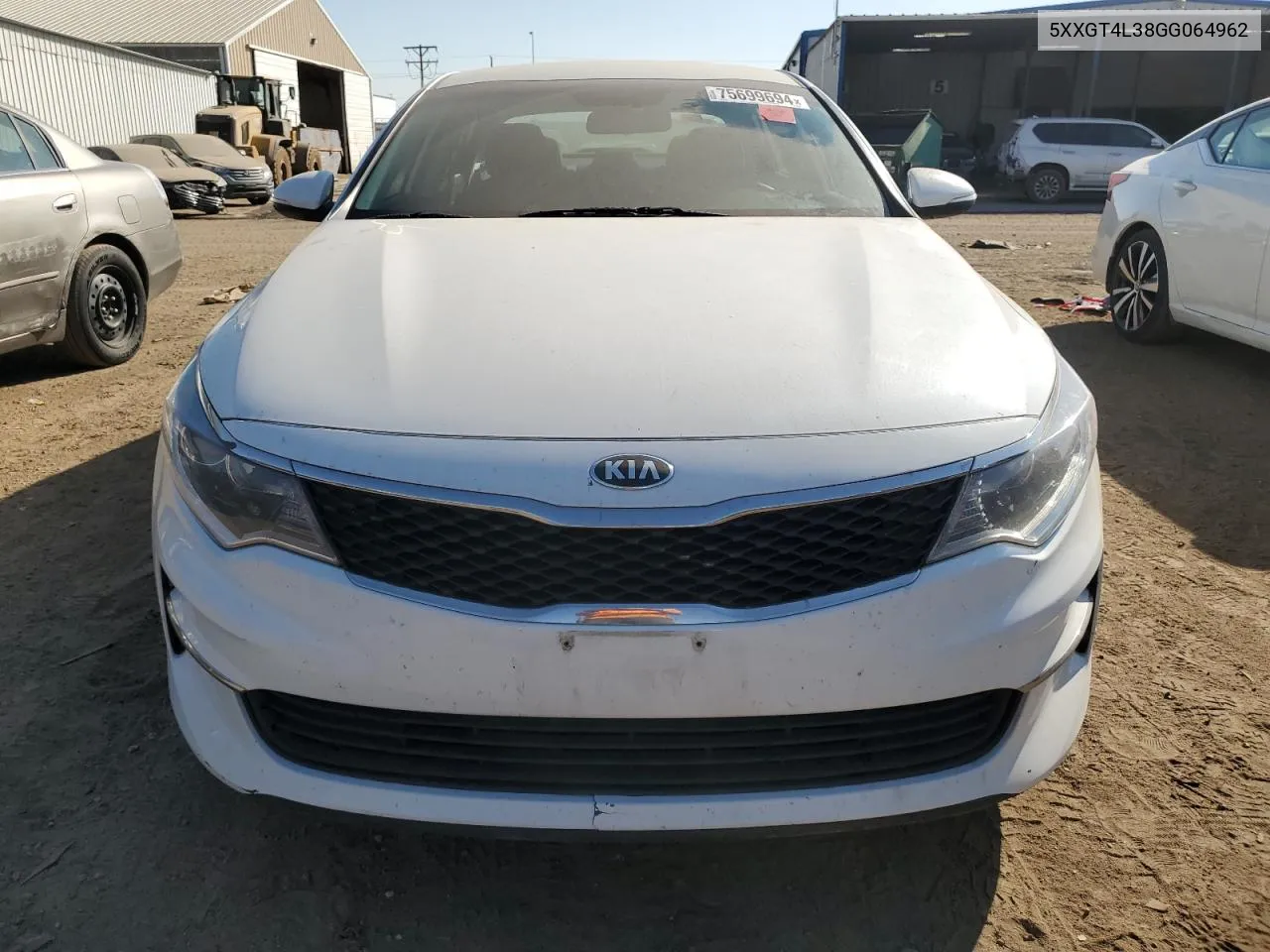 5XXGT4L38GG064962 2016 Kia Optima Lx