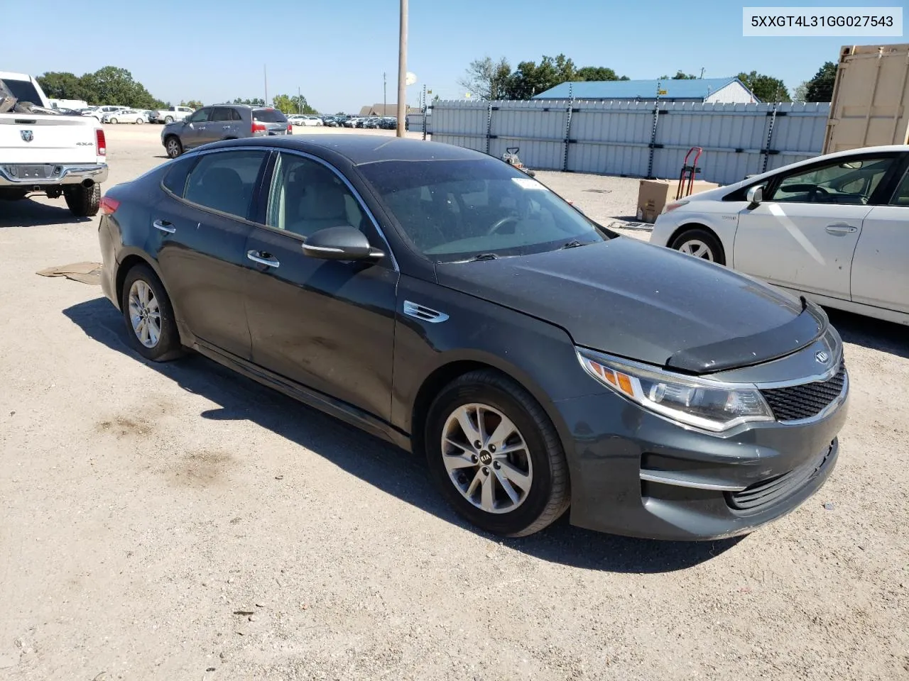 5XXGT4L31GG027543 2016 Kia Optima Lx