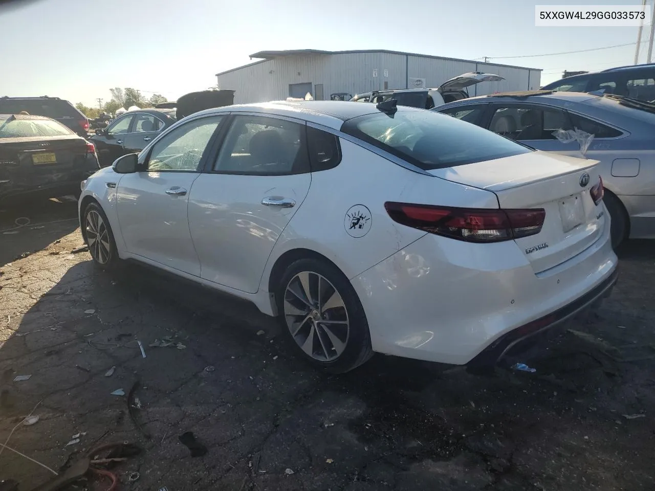 2016 Kia Optima Sx VIN: 5XXGW4L29GG033573 Lot: 75855904