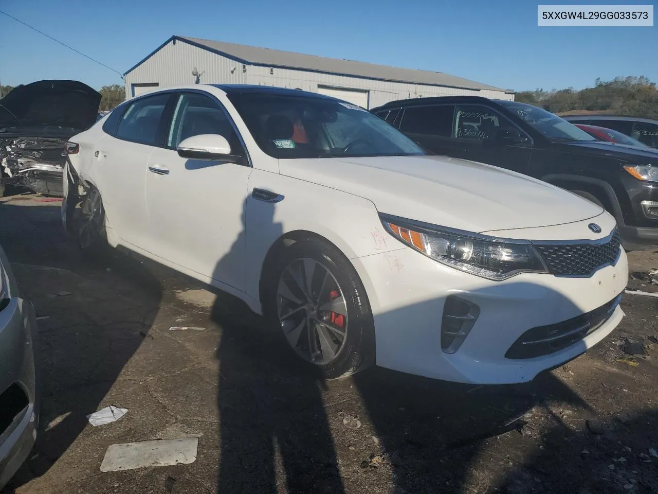 2016 Kia Optima Sx VIN: 5XXGW4L29GG033573 Lot: 75855904