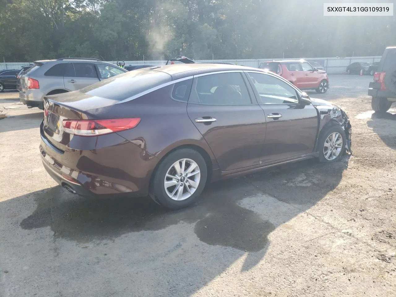 5XXGT4L31GG109319 2016 Kia Optima Lx