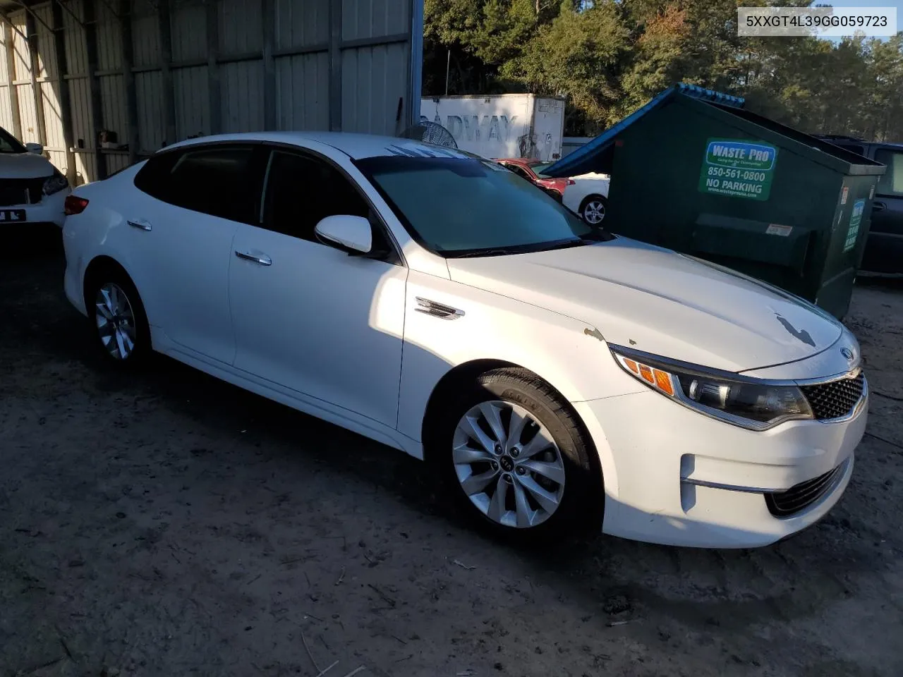 2016 Kia Optima Lx VIN: 5XXGT4L39GG059723 Lot: 75884074