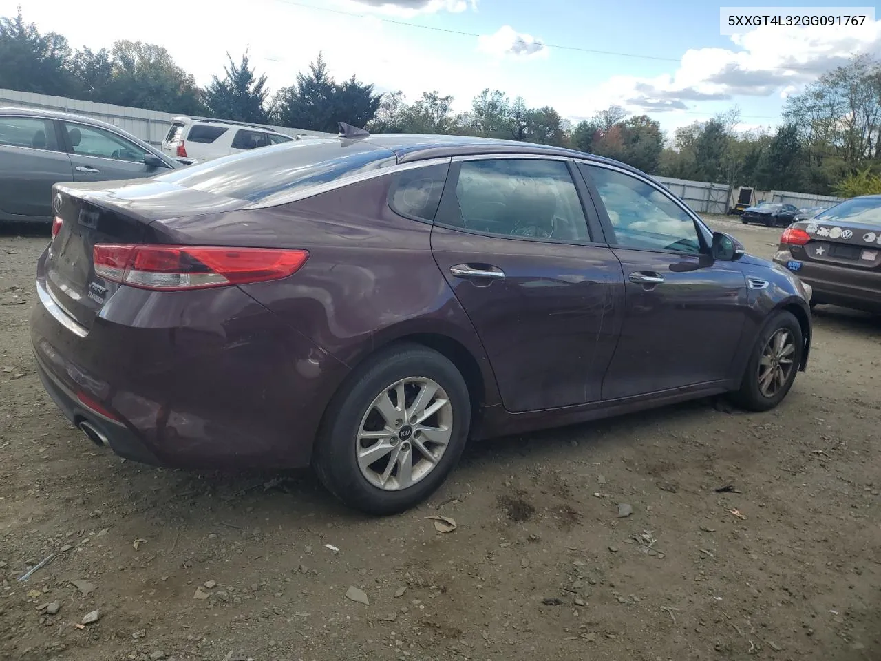 5XXGT4L32GG091767 2016 Kia Optima Lx