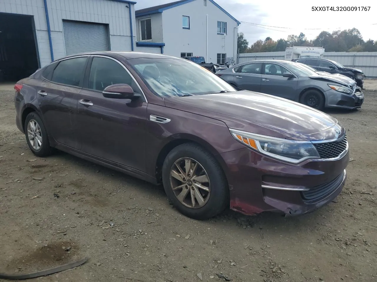 2016 Kia Optima Lx VIN: 5XXGT4L32GG091767 Lot: 76069844