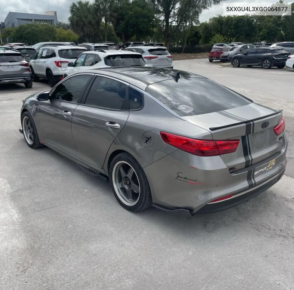 5XXGU4L3XGG064877 2016 Kia Optima Ex