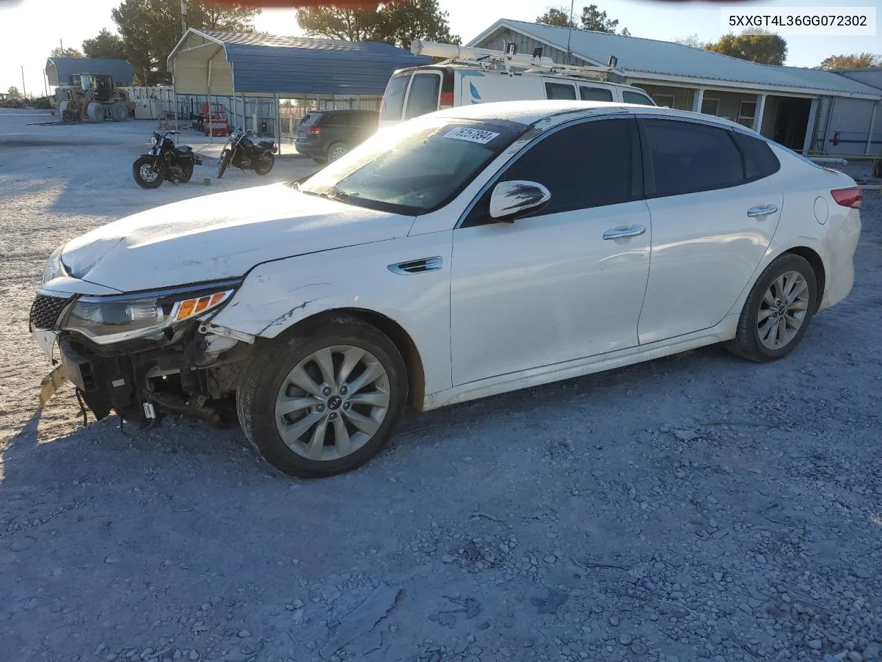 2016 Kia Optima Lx VIN: 5XXGT4L36GG072302 Lot: 76257894