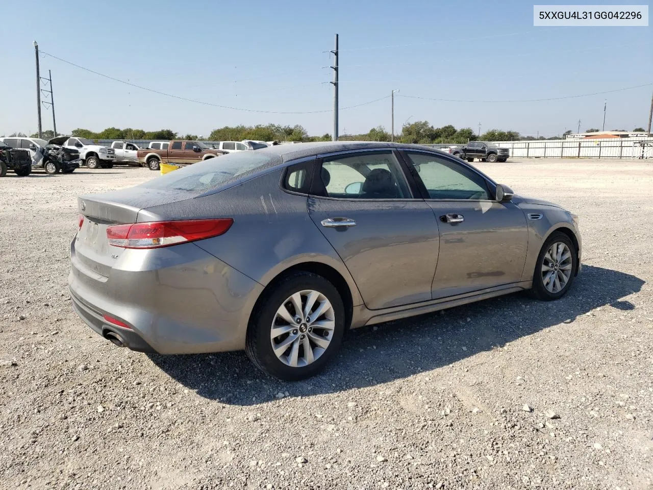 2016 Kia Optima Ex VIN: 5XXGU4L31GG042296 Lot: 76312944