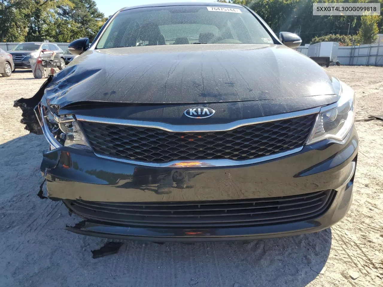 2016 Kia Optima Lx VIN: 5XXGT4L30GG099818 Lot: 76475144