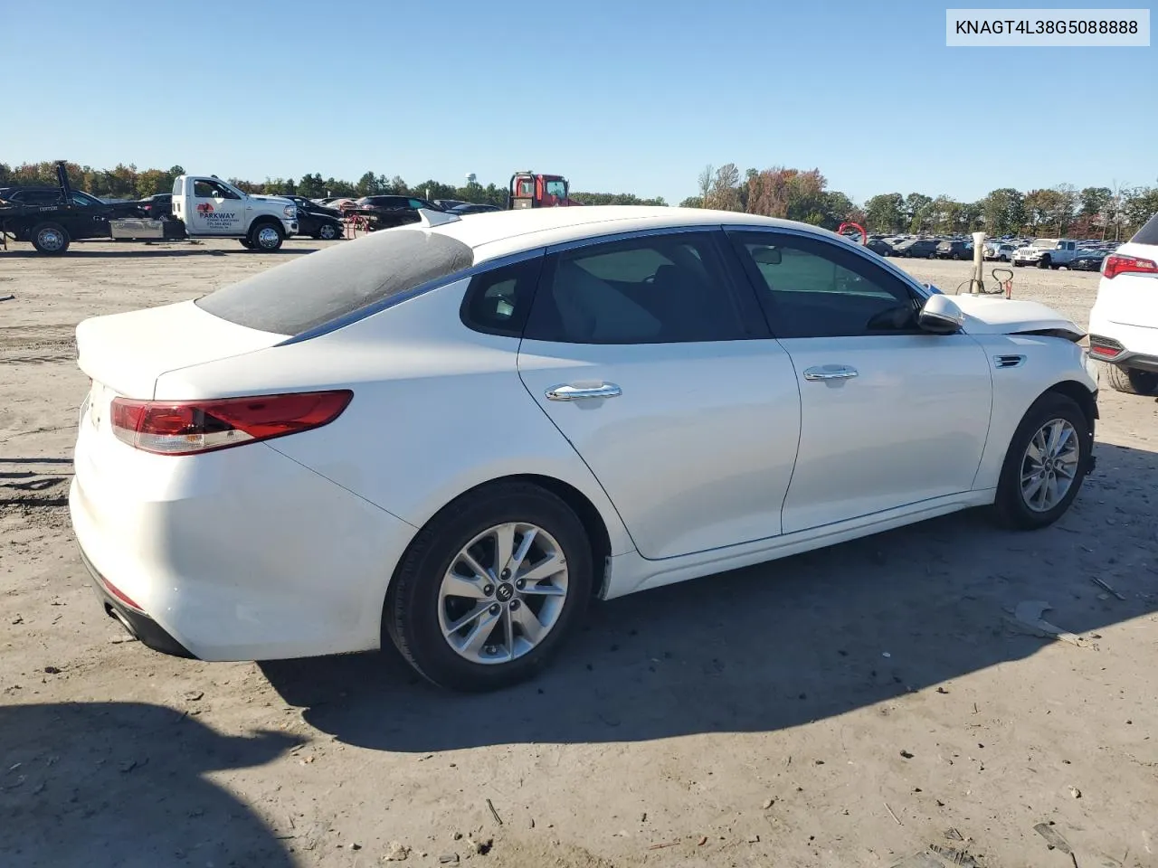 KNAGT4L38G5088888 2016 Kia Optima Lx