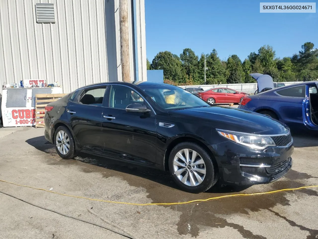 2016 Kia Optima Lx VIN: 5XXGT4L36GG024671 Lot: 76626534