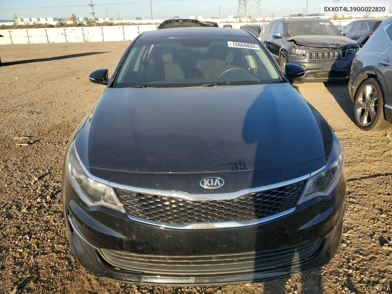 2016 Kia Optima Lx VIN: 5XXGT4L39GG022820 Lot: 76668894