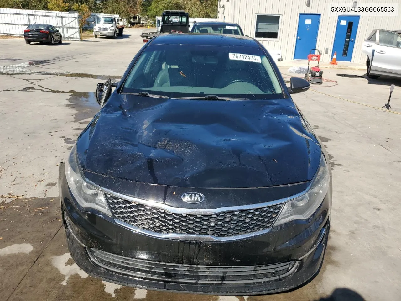 2016 Kia Optima Ex VIN: 5XXGU4L33GG065563 Lot: 76742474